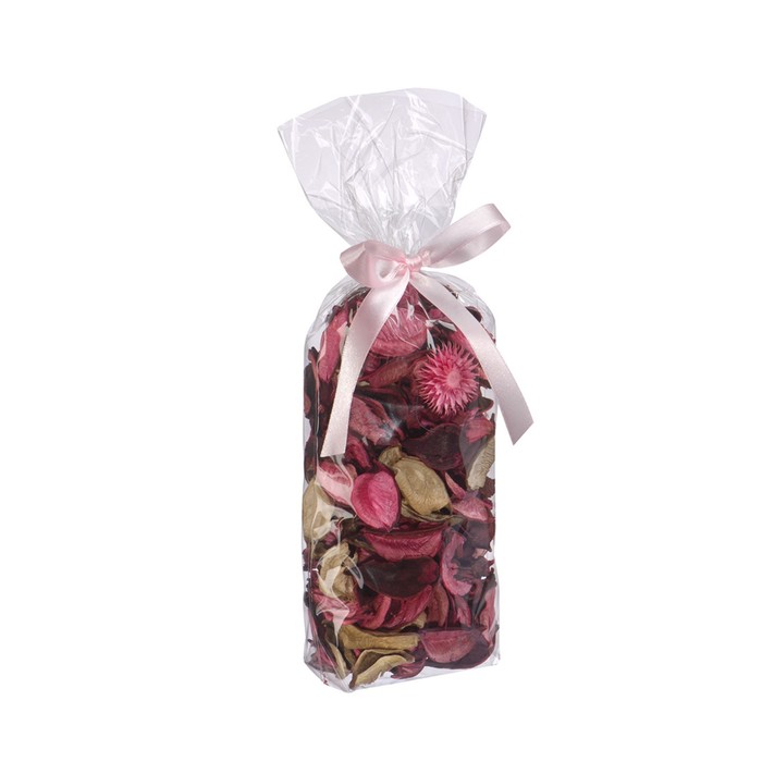 Набор сухоцветов из натуральных материалов с ароматом розы «Вещицы», пакет 8×7×19 см