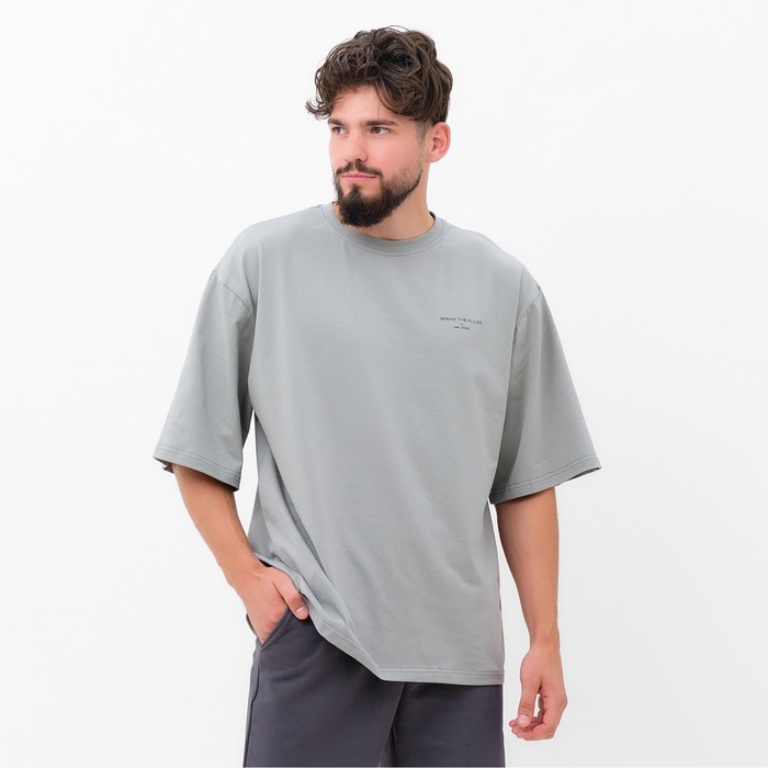 футболка mist размер 46 серый Футболка мужская MIST Break, серый, размер 46
