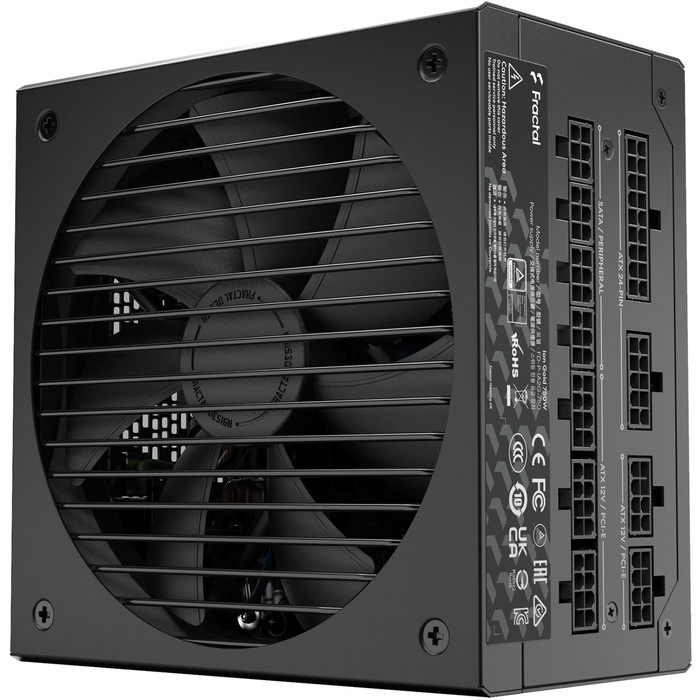 

Блок питания Fractal Design ATX 750W ION 750 80+ gold 24+2x(4+4) pin APFC 140mm fan 8xSATA C 10044
