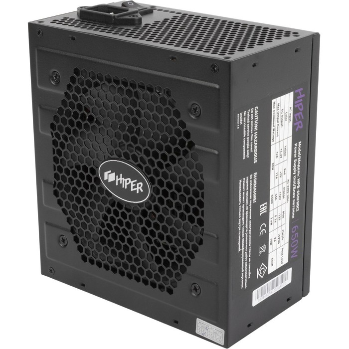 

Блок питания Hiper ATX 650W HPB-650FMK2 80+ gold (24+4+4pin) APFC 120mm fan 6xSATA Cab Manag 10044