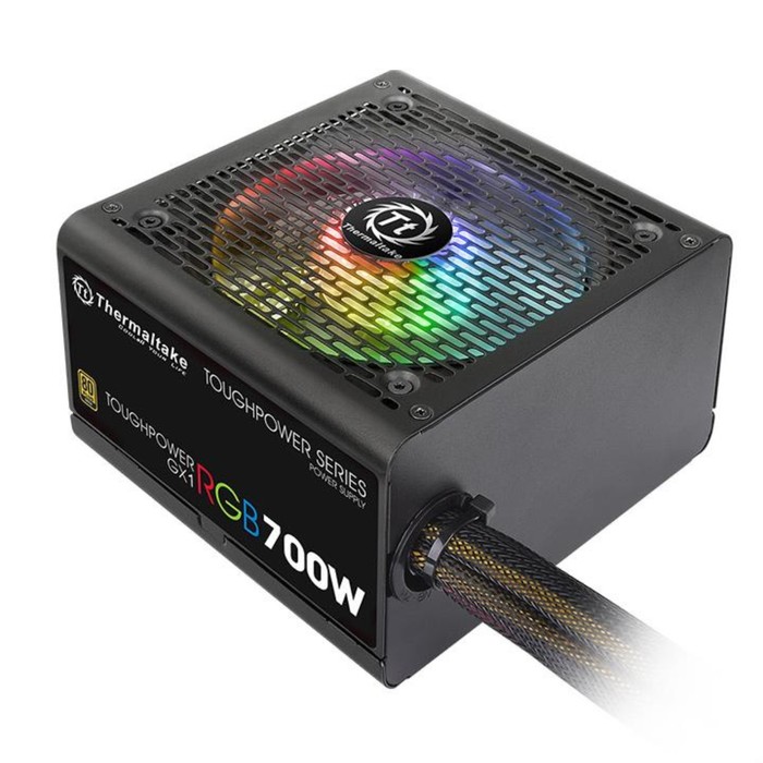 фото Блок питания thermaltake atx 700w toughpower gx1 rgb 80+ gold (24+4+4pin) apfc 120mm fan col 10044