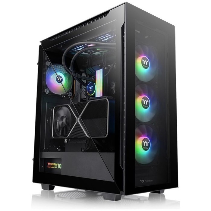 

Корпус Thermaltake Divider 500 TG черный без БП ATX 3x120mm 3x140mm 2xUSB3.0 audio bott PSU 100447