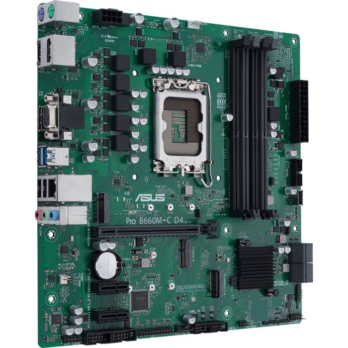 

Материнская плата Asus PRO B660M-C D4-CSM Soc-1700 Intel B660 4xDDR4 mATX AC`97 8ch(7.1) GbL 10044