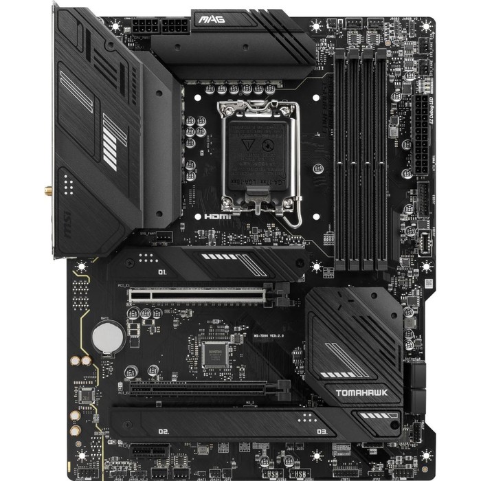 

Материнская плата MSI MAG B760 TOMAHAWK WIFI Soc-1700 Intel B760 4xDDR5 ATX AC`97 8ch(7.1) 2 10044