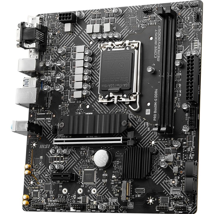 

Материнская плата MSI PRO B660M-G DDR4 Soc-1700 Intel B660 2xDDR4 mATX AC`97 8ch(7.1) 2.5Gg+ 10044