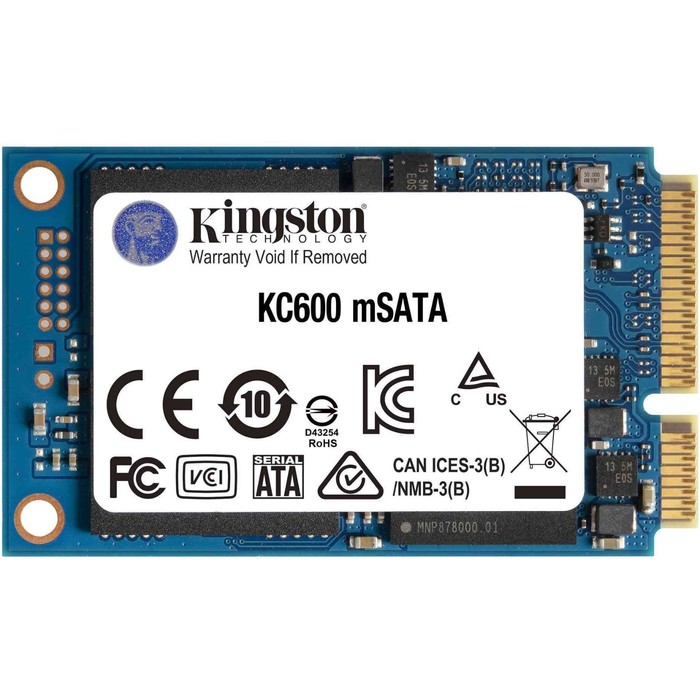 Накопитель SSD Kingston mSATA 256GB SKC600MS/256G KC600 mSATA переходник m 2 msata orient c294s