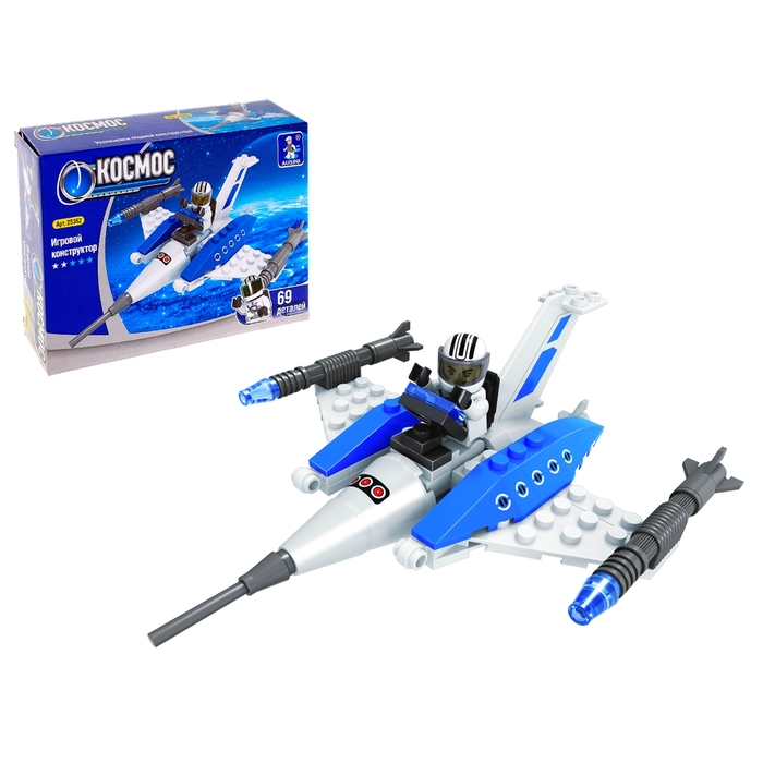 Конструктор Космос «Бомбардировщик», 69 деталей