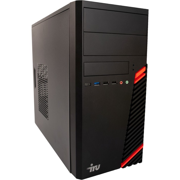 

ПК IRU Game 520B5SM MT Ryzen 5 5600G (3.9) 8Gb SSD250Gb RX 6500XT 4Gb Windows 11 Home Single 10045