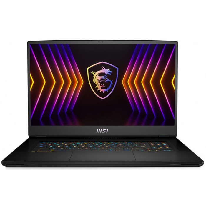 Ноутбук MSI Titan GT77 12UHS-208RU Core i9 12900HX 64Gb SSD3Tb NVIDIA GeForce RTX3080Ti 16Gb 10045 titan gt77 12uhs 208ru ms 17q1 17 3 uhd 3840x2160 intel core i9 12900hx 64gb 3tb ssd gf rtx3080ti 16gb wifi bt 1 0mp 4cell 3 3kg w11 2y black