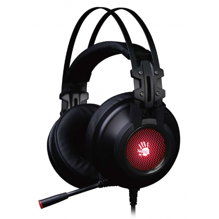 цена Наушники с микрофоном A4Tech Bloody G525 черный 2м мониторные оголовье (G525 BLACK)