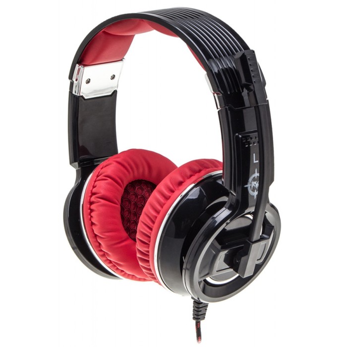 

Наушники с микрофоном Оклик HS-L350G RED WAR черный/красный 2.2м мониторные оголовье (472664 10045