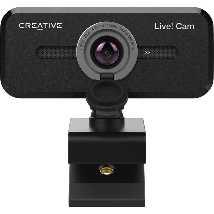 Камера Web Creative Live! Cam SYNC 1080P V2 черный 2Mpix (1920x1080) USB2.0 с микрофоном (73 10045