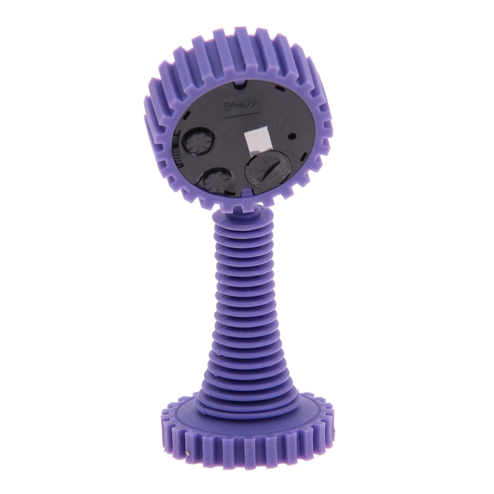 Будильник детский "Шестеренка на пружине", фиолетовый, 13х5 см