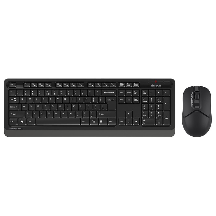 

Клавиатура + мышь A4Tech Fstyler FG1012 клав:черный/серый мышь:черный USB беспроводная Multi 10046