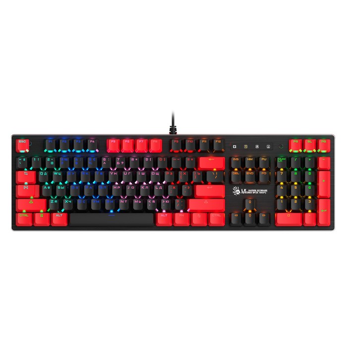 

Клавиатура A4Tech Bloody B820N механическая черный/красный USB for gamer LED