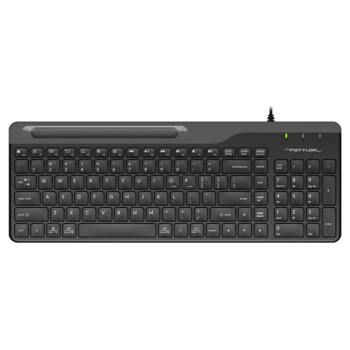 

Клавиатура A4Tech Fstyler FK25 черный/серый USB slim