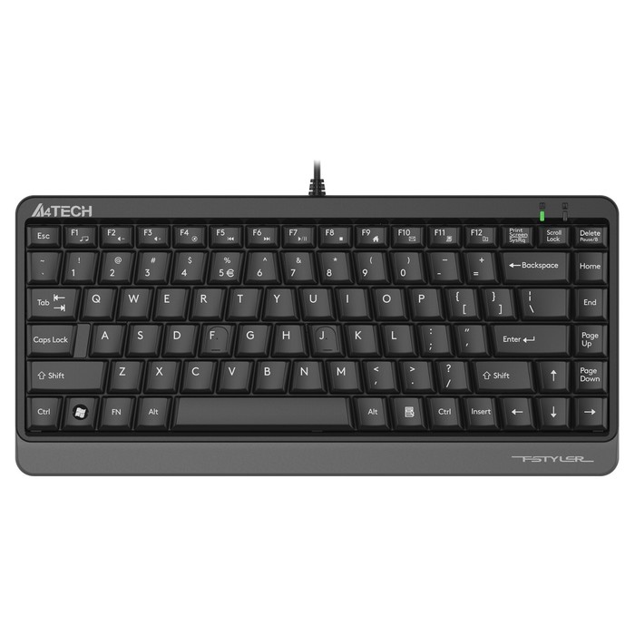 

Клавиатура A4Tech Fstyler FKS11 черный/серый USB (FKS11 GREY)