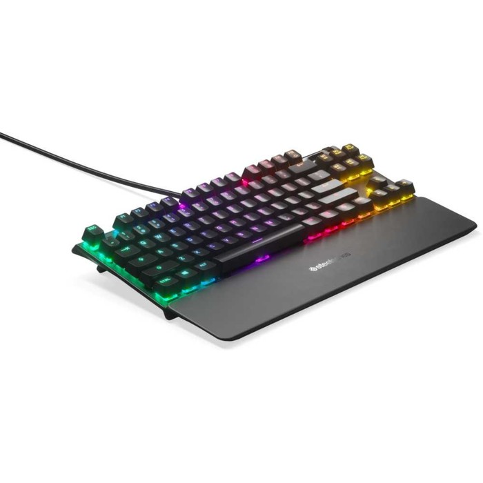 

Клавиатура Steelseries Apex Pro TKL механическая черный USB for gamer LED (подставка для зап 10046