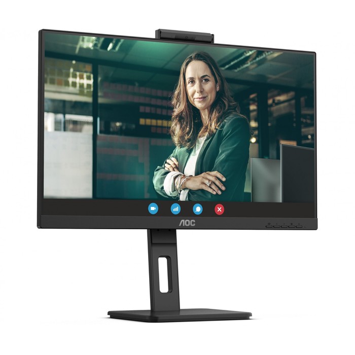 фото Монитор aoc 23.8" 24p3qw черный ips led 16:9 hdmi m/m cam матовая has piv 300cd 178гр/178гр 100461