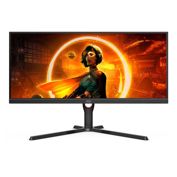 

Монитор AOC 34" Gaming U34G3XM/EU черный/красный VA LED 1ms 21:9 HDMI матовая HAS Piv 300cd 100462