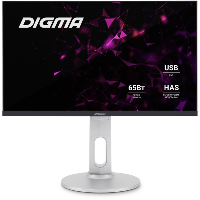 Монитор Digma 23.8 DM-MONB2407 черный IPS LED 7ms 16:9 HDMI M/M матовая HAS Piv 250cd 178гр 10046 монитор digma 23 8 dm monb2403 темно серый ips led 7ms 16 9 hdmi m m матовая 1000 1 250cd 178гр 178гр 1920x1080 d sub displayport fhd 2 7кг