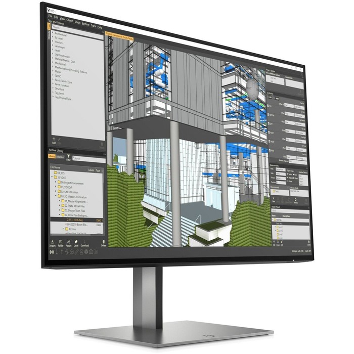 

Монитор HP 24" Z24n G3 черный IPS LED 16:10 HDMI матовая 350cd 1920x1200 DP WU USB 4.9кг