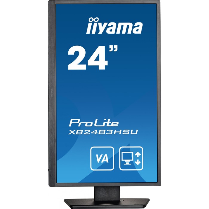 

Монитор Iiyama 23.8" ProLite XB2483HSU-B5 черный VA LED 16:9 HDMI M/M матовая HAS Piv 250cd 100464
