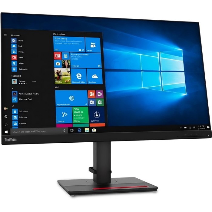 

Монитор Lenovo 27" T27h-2L черный IPS LED 4ms 16:9 HDMI матовая HAS Piv 350cd 178гр/178гр 25 10046
