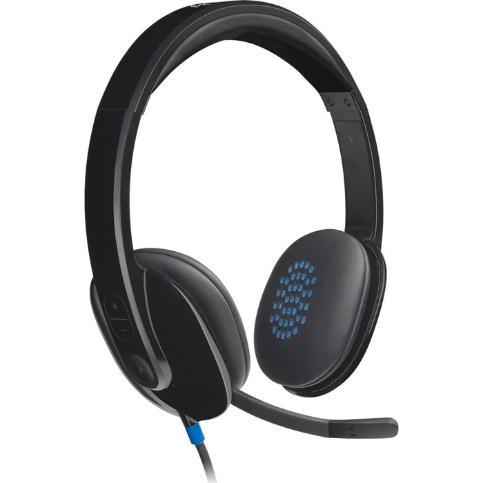 

Наушники с микрофоном Logitech H540 черный 1.8м накладные USB оголовье (981-000480)