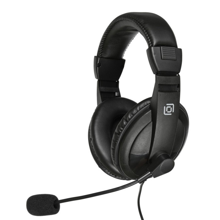 

Наушники с микрофоном Оклик HS-M137V черный 1.8м мониторные оголовье (614046)