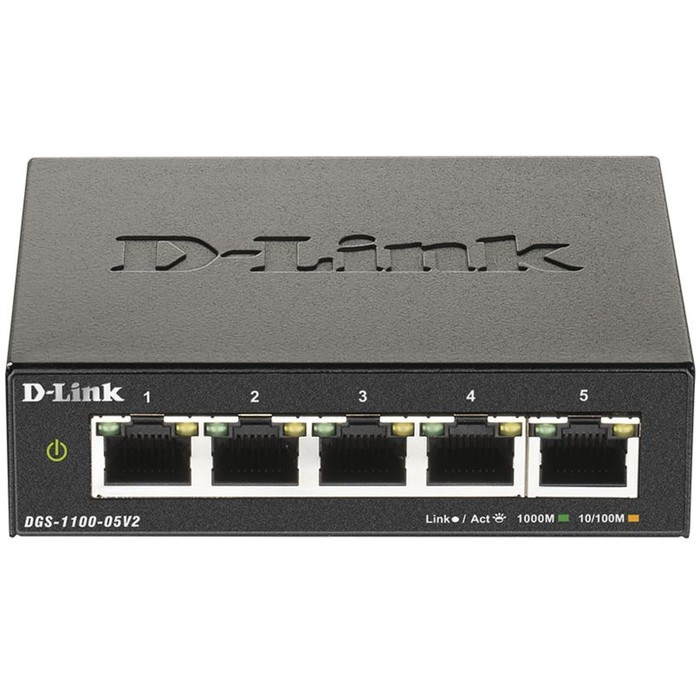 

Коммутатор D-Link DGS-1100-05V2/A1A 5G настраиваемый