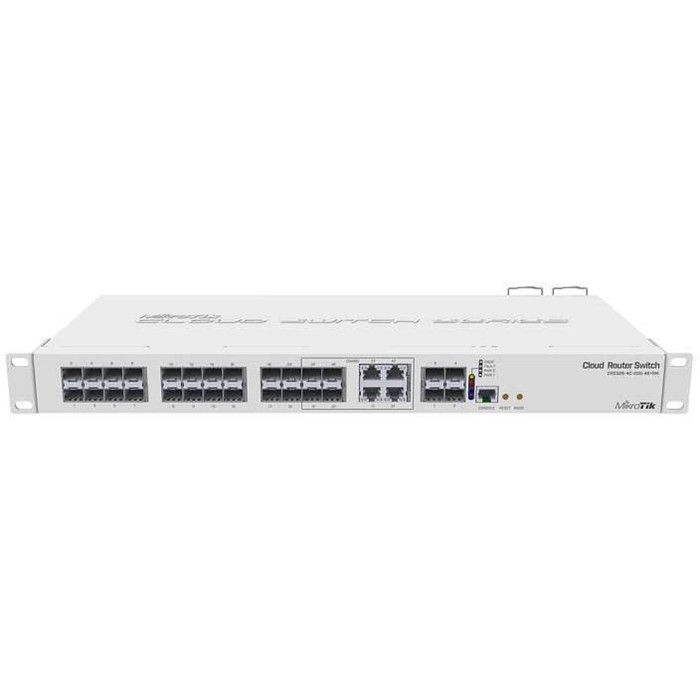 Коммутатор MikroTik CRS328-4C-20S-4S+RM 20SFP 4SFP+ управляемый коммутатор mikrotik cloud router switch crs328 4c 20s 4s rm
