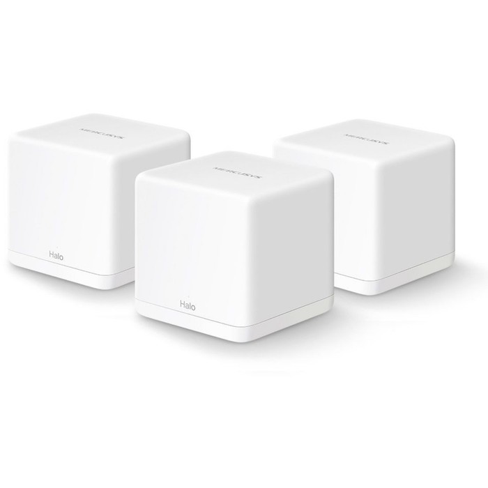 

Бесшовный Mesh роутер Mercusys Halo H30G(3-pack) AC1300 10/100/1000BASE-TX белый (упак.:3шт) 10047