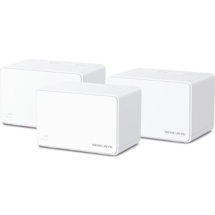 

Бесшовный Mesh роутер Mercusys Halo H80X(3-pack) AX3000 10/100/1000BASE-TX белый (упак.:3шт) 10047