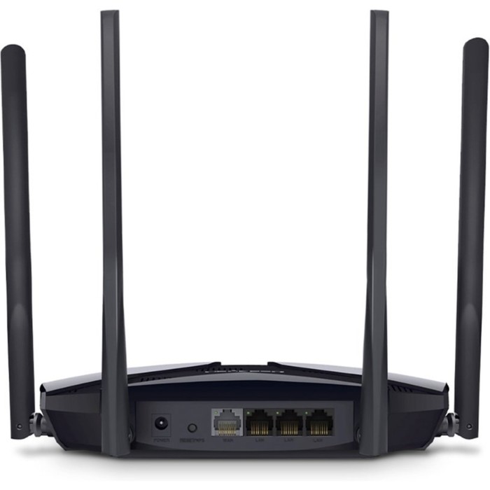 

Роутер беспроводной Mercusys MR80X AX3000 10/100/1000BASE-TX черный
