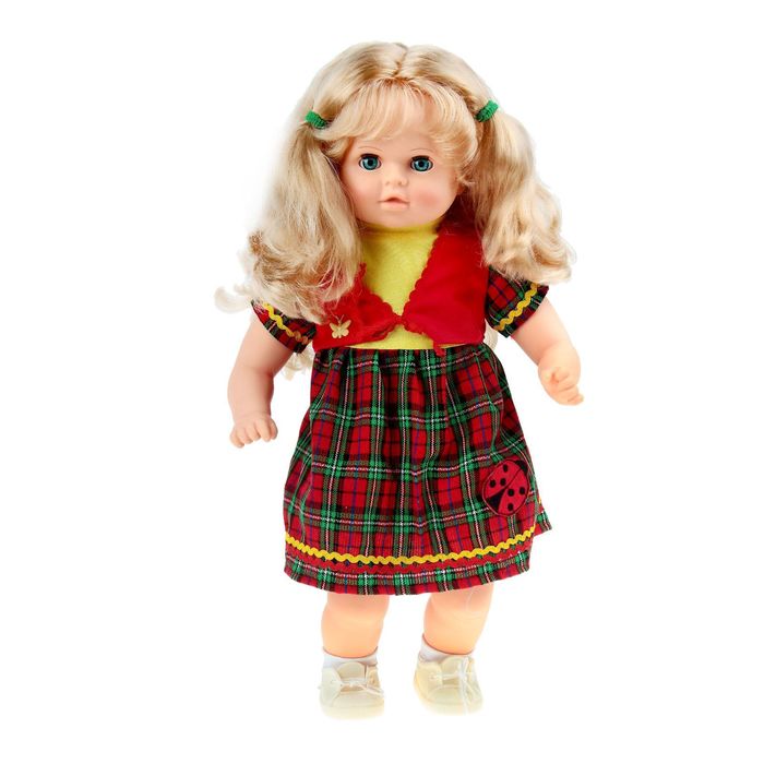 Кукла мягконабивная "Дашенька 1" со звуковым устройством, 54 см, МИКС