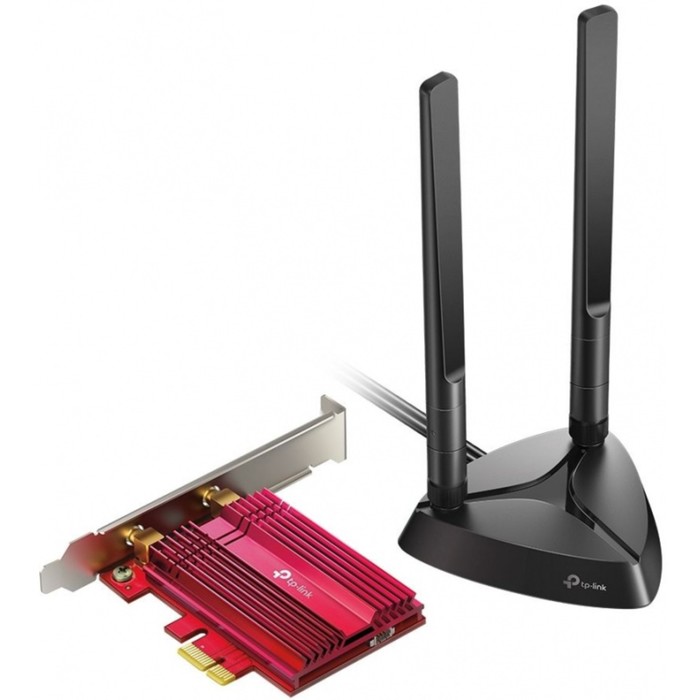 

Сетевой адаптер WiFi + Bluetooth TP-Link Archer TX3000E AX3000 PCI Express (ант.внеш.съем) 2 10047
