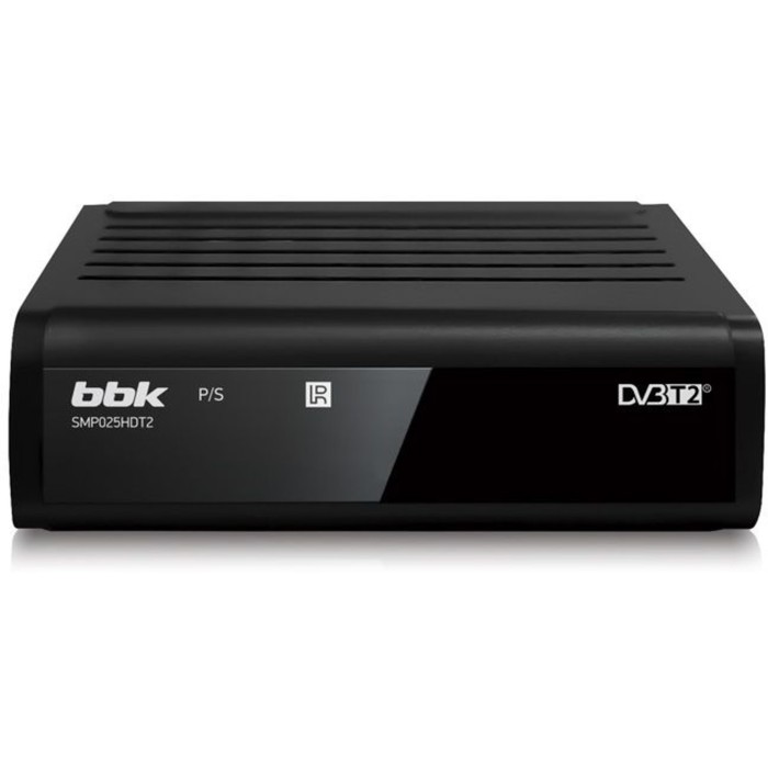 Ресивер DVB-T2 BBK SMP025HDT2 черный ресивер cadena cdt 1793 черный dvb t2