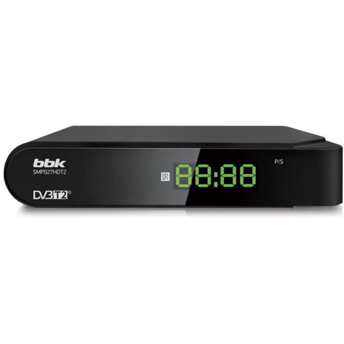 Ресивер DVB-T2 BBK SMP027HDT2 черный ресивер cadena cdt 1793 черный dvb t2