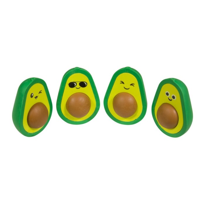 Ластик HappyGraphix Avocado в индивидуальной упаковке МИКС 90₽