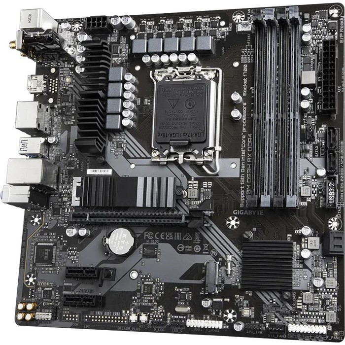 

Материнская плата Gigabyte B760M DS3H AX DDR4 Soc-1700 Intel B760 4xDDR4 mATX AC`97 8ch(7.1) 10044