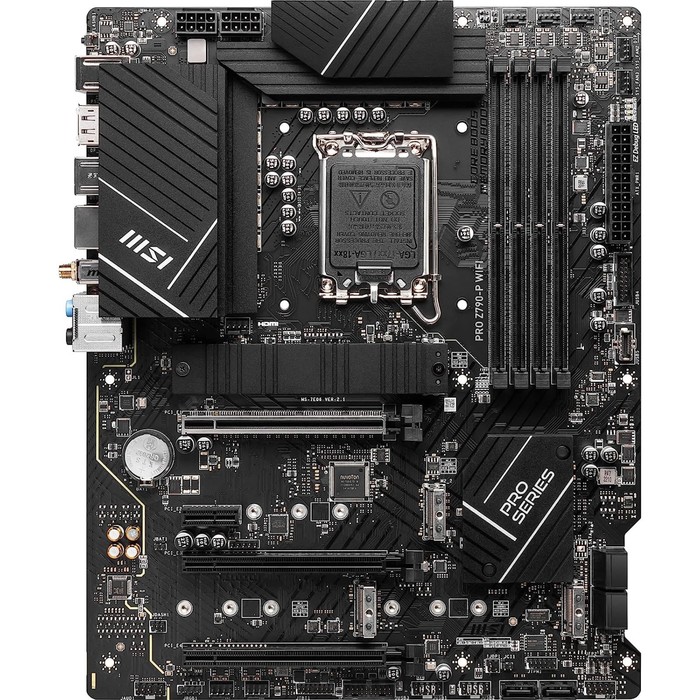 

Материнская плата MSI PRO Z790-P WIFI Soc-1700 Intel Z790 4xDDR5 ATX AC`97 8ch(7.1) 2.5Gg RA 10044