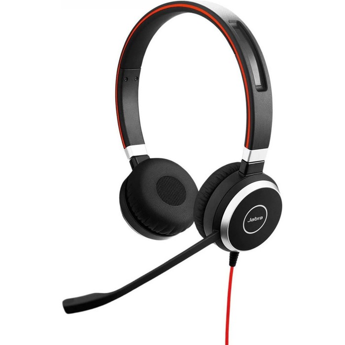 цена Наушники с микрофоном Jabra Evolve 40 MS черный 1.2м накладные USB оголовье (6399-823-109) 1004661