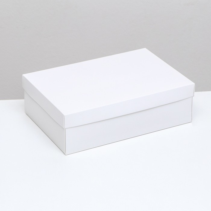 Коробка складная «Белая», 30 х 20 х 9 см коробка складная белая с окном 30 х 20 х 9 см