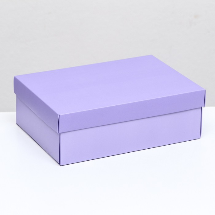 Коробка складная «Лавандовая», 21 х 15 х 7 см коробка складная крафт 21 х 21 х 21 см