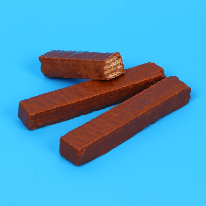 Вафельные палочки с какао-кремом и глазурью из какао-молока, 160 г