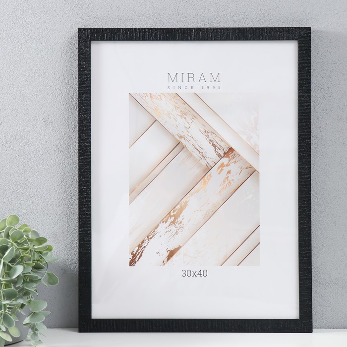 

Фоторамка пластик "МИРАМ" 30х40 см, 641872-15 (пластиковый экран)