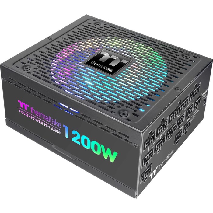 

Блок питания Thermaltake ATX 1200W Toughpower PF1 ARGB 80+ platinum 24+2x(4+4) pin APFC 140m 10044
