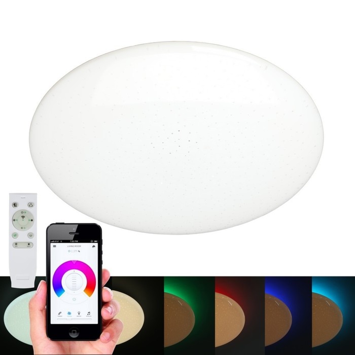 

Люстра потолочная Melofon LED 3000-6500K+RGB 48Вт