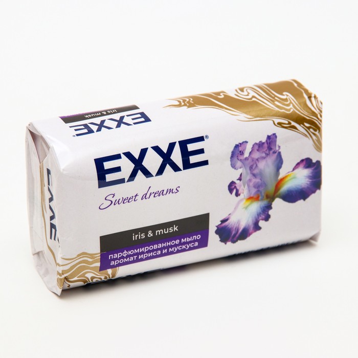 цена Туалетное мыло парфюмированное EXXE аромат ириса и мускуса, 140 г